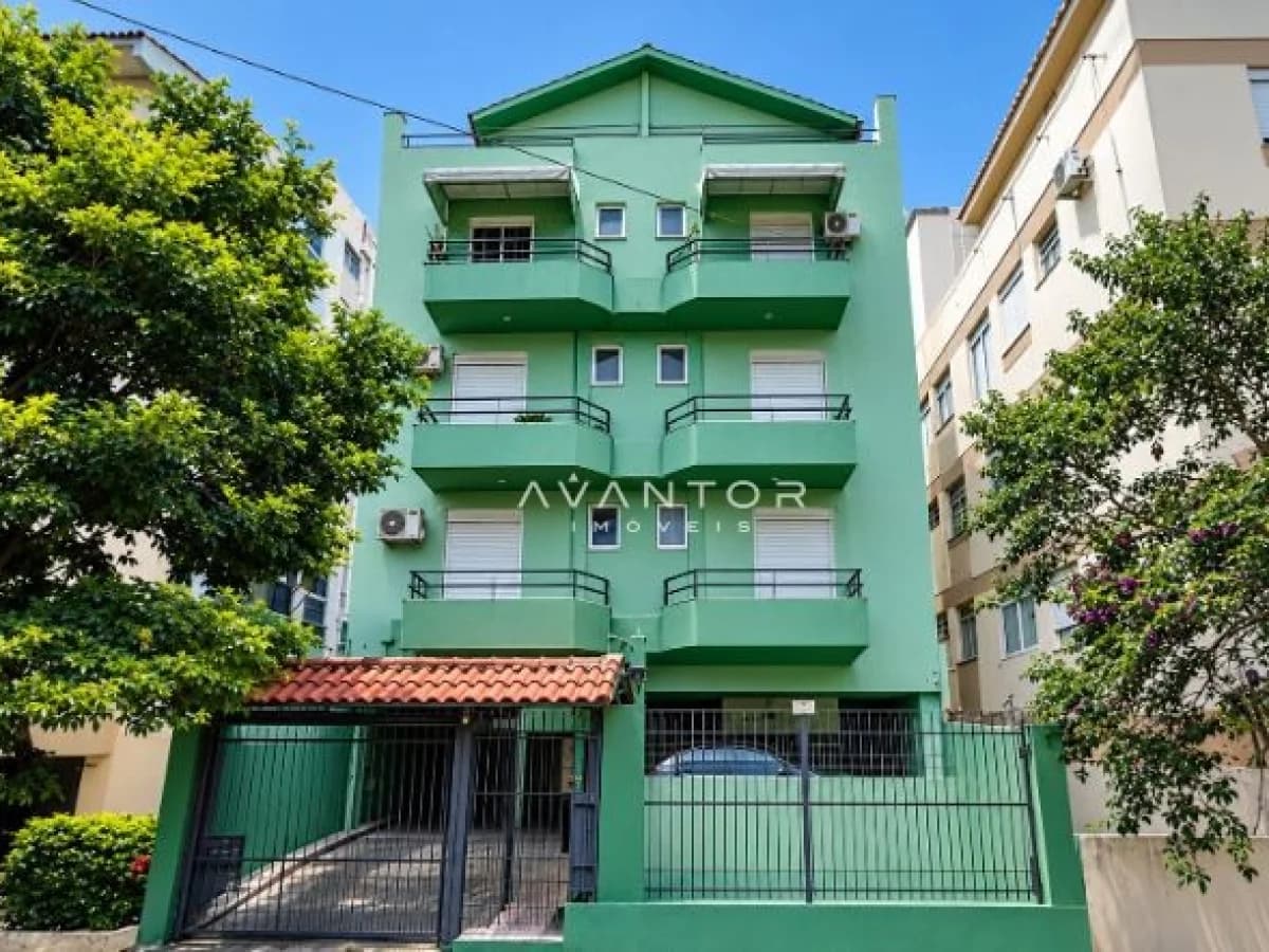 Fachada do prédio com sacadas — Ed. Dalbergia, Centro, Santa Maria/RS