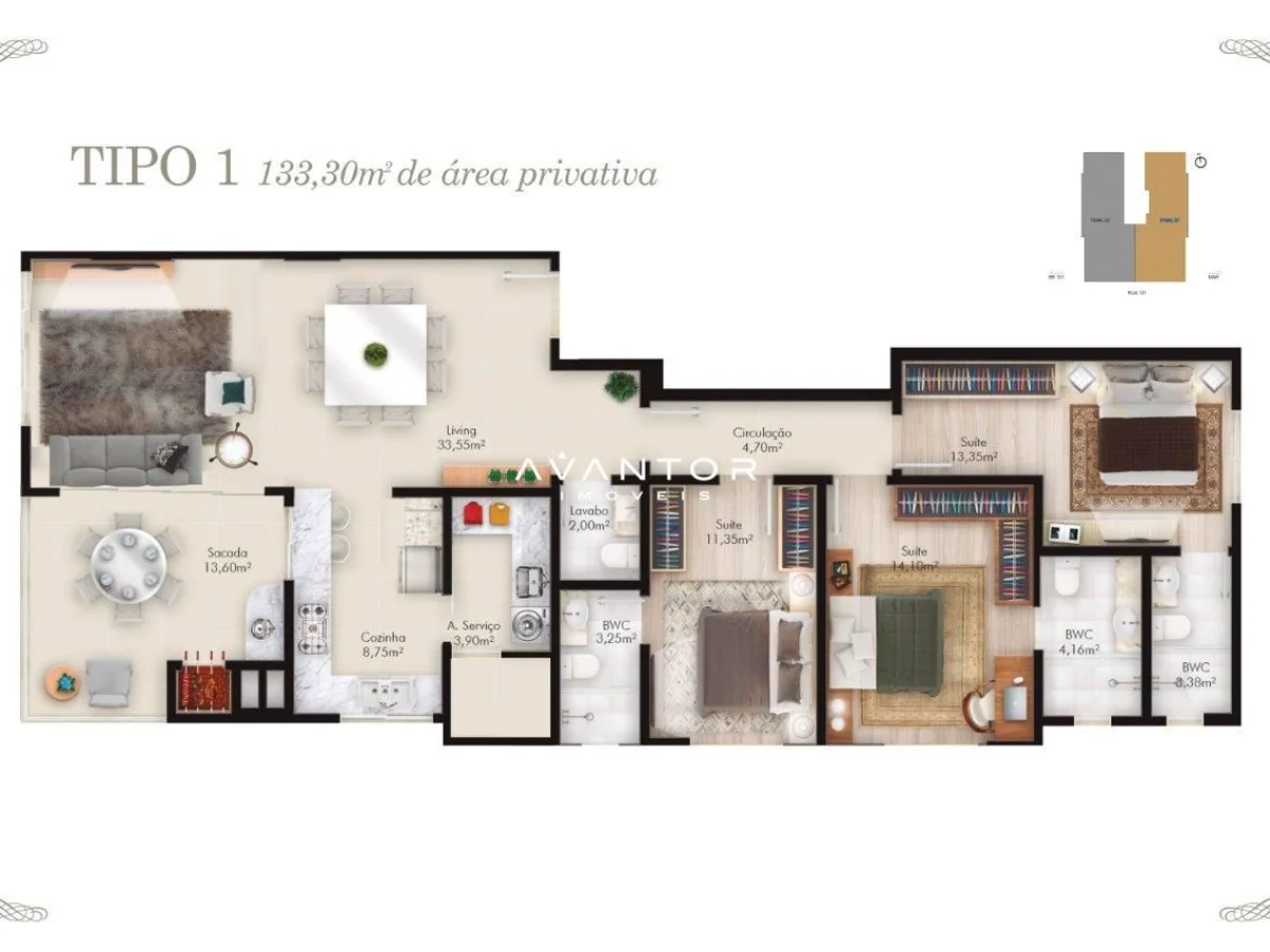 Planta 3 — Le Premier