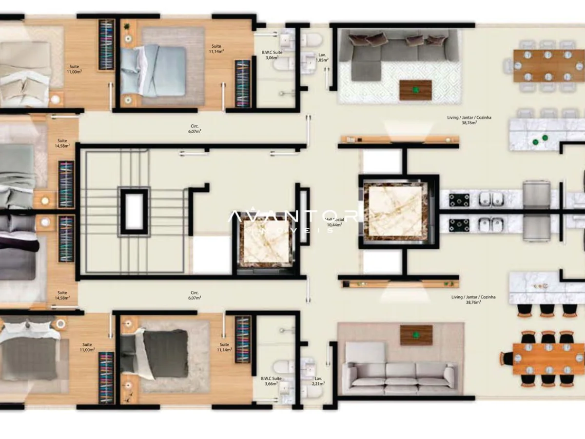 Planta 3 — Urban Beach