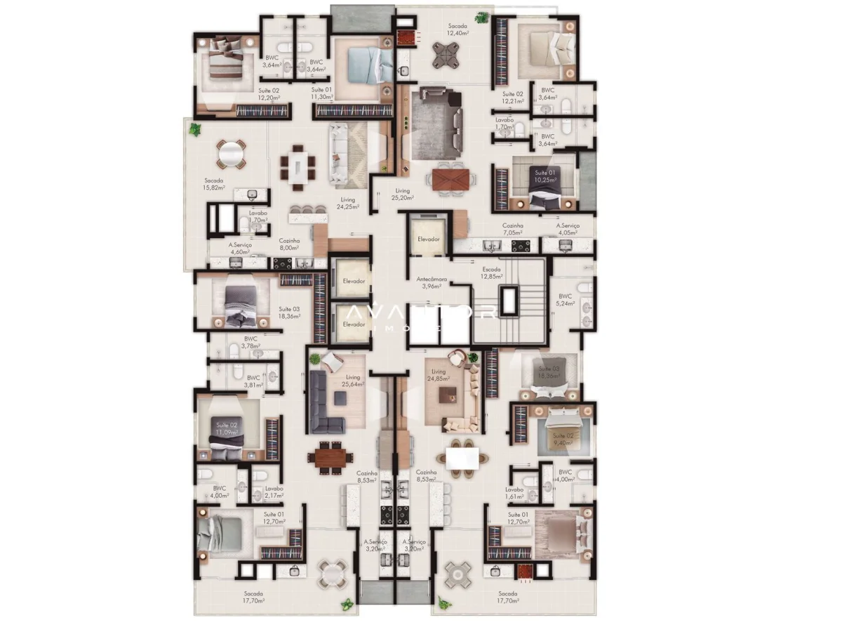 Planta 5 — Portal 246 Residence