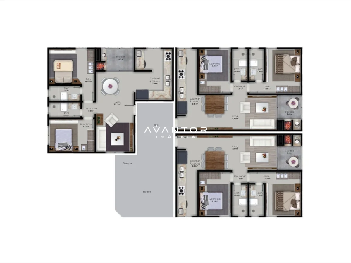 Planta 1 — Jardim dos Palmares