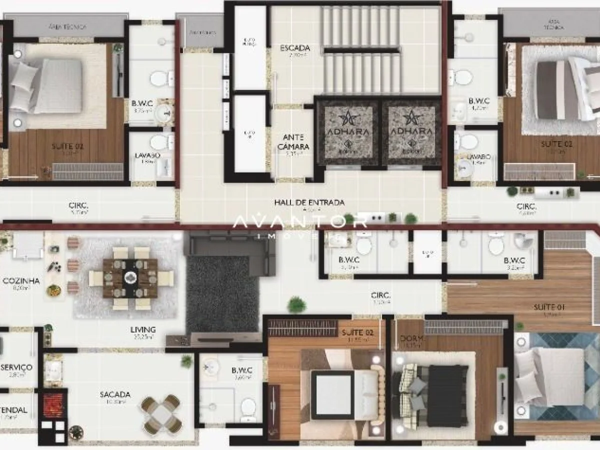 Planta 3 — Adhara