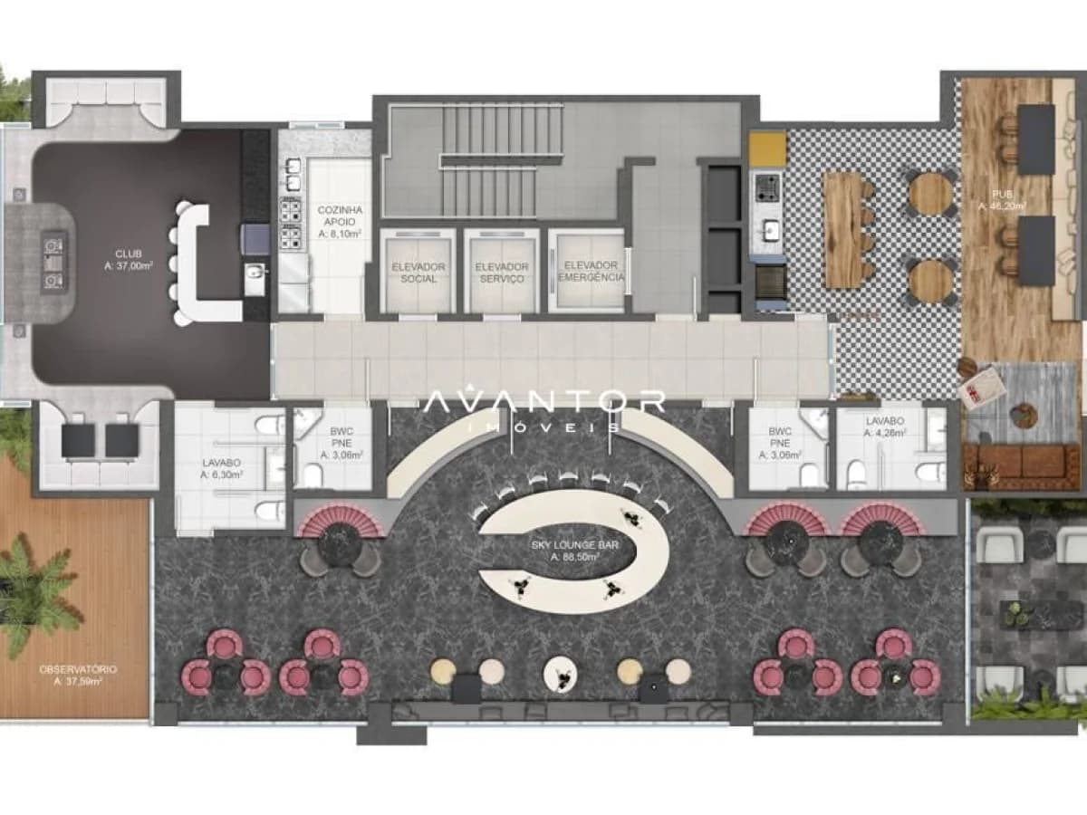 Planta 1 — Doha Tower