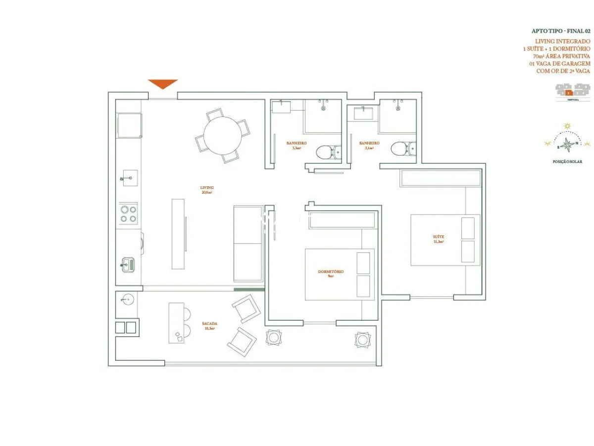 Planta 6 — Coral Way Residence