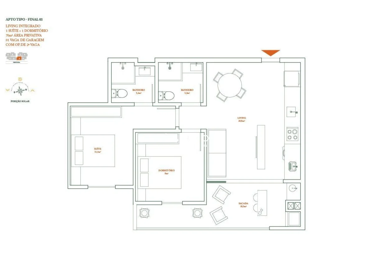 Planta 9 — Coral Way Residence