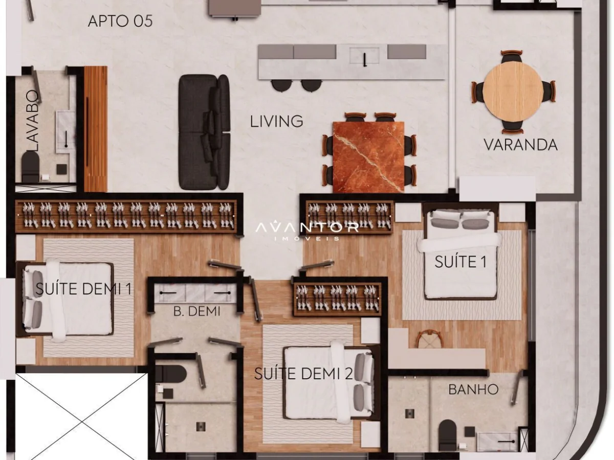 Planta 4 — Brava Green Home Club