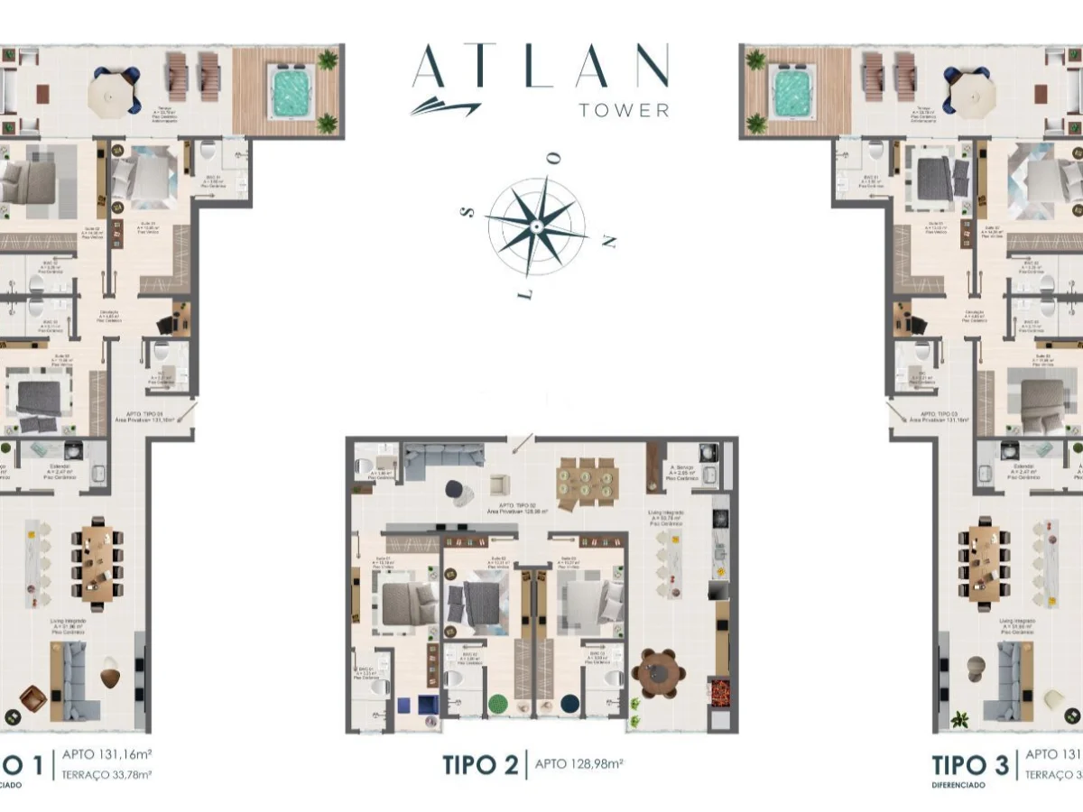 Planta 3 — Atlan Tower