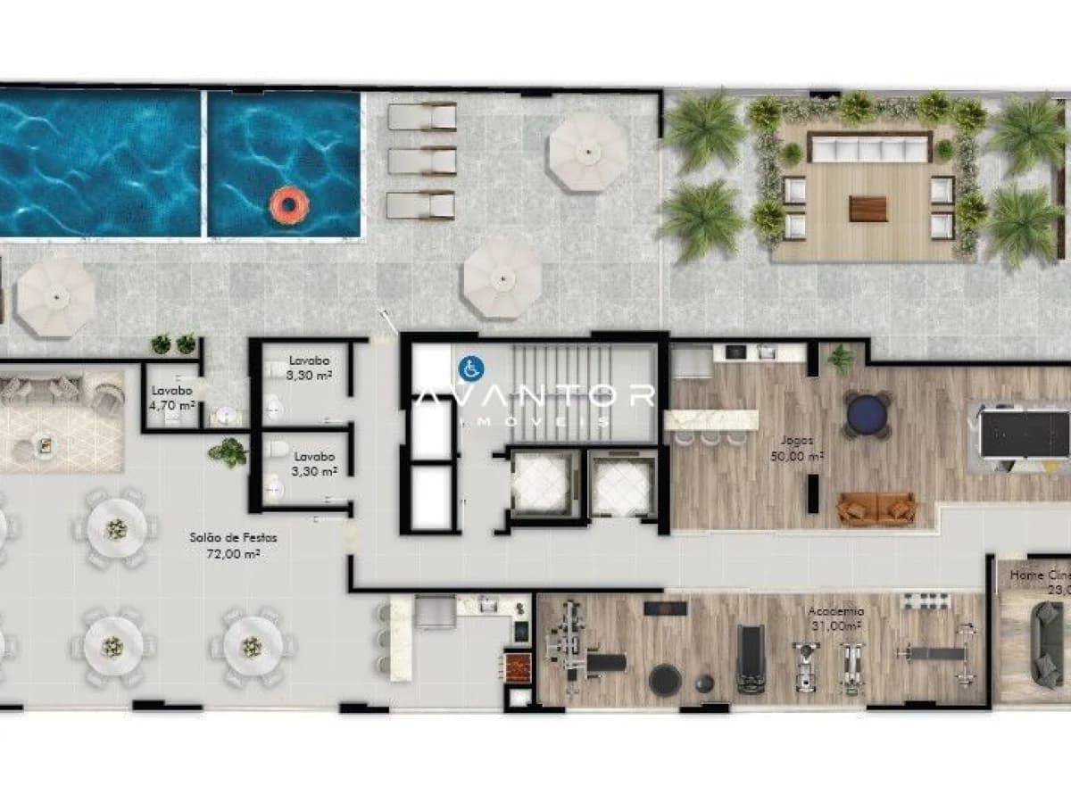 Planta 3 — Residencial Villa Aurora