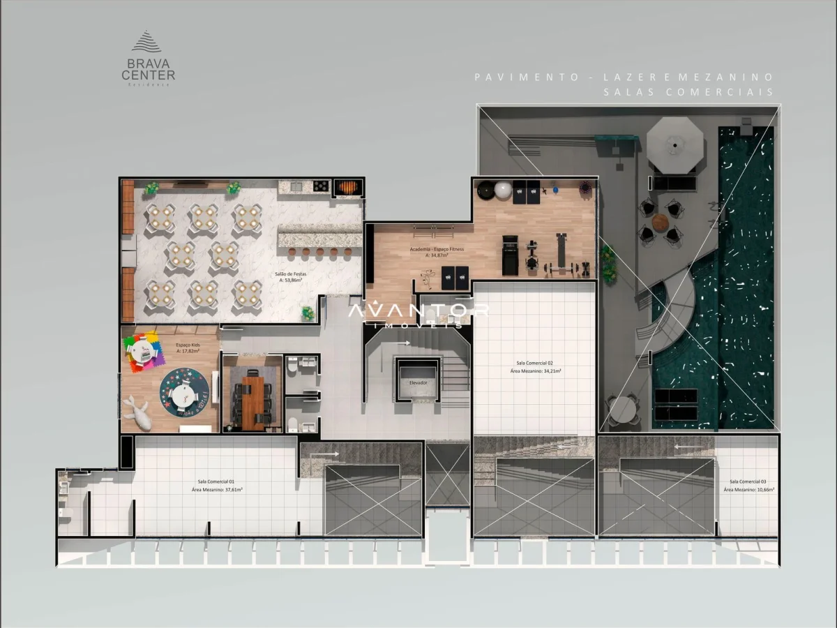 Planta 2 — Brava Center