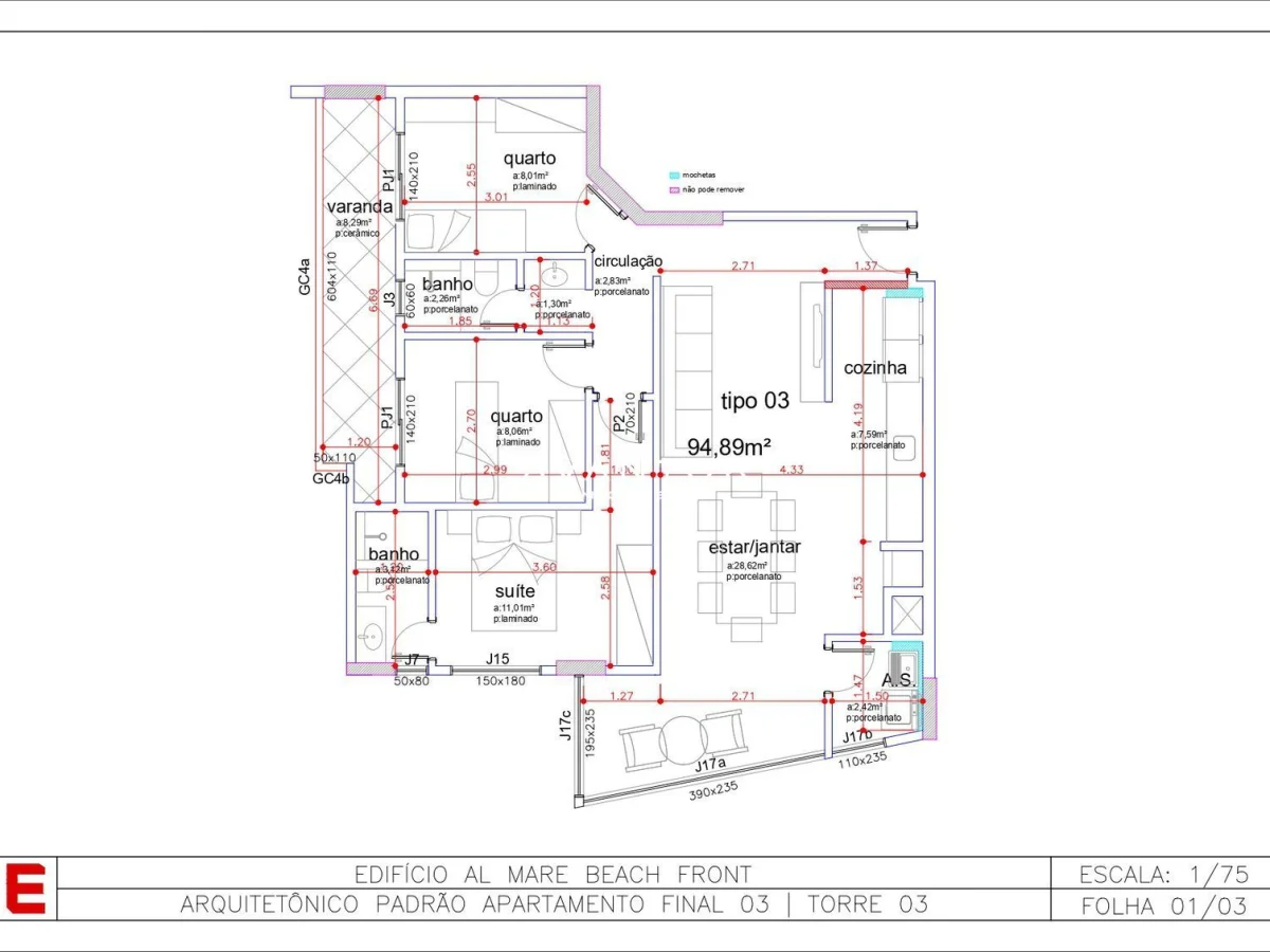 Planta 6 — Al Mare Beach Front - Fase 1