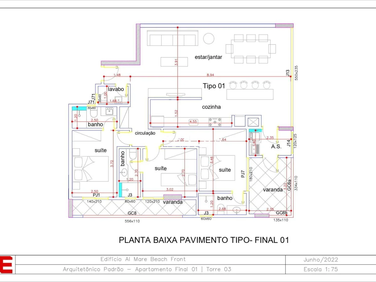 Planta 10 — Al Mare Beach Front - Fase 1
