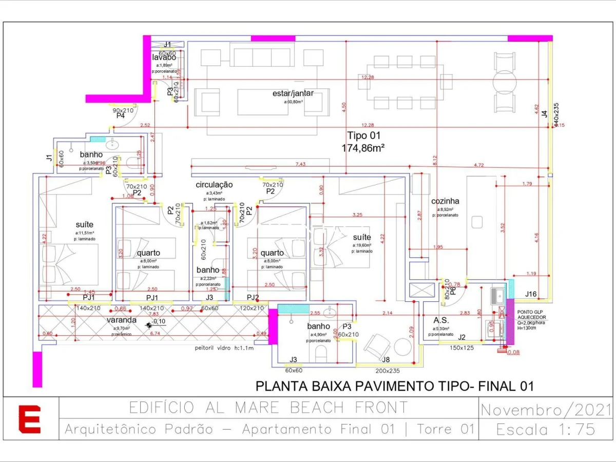 Planta 12 — Al Mare Beach Front - Fase 1