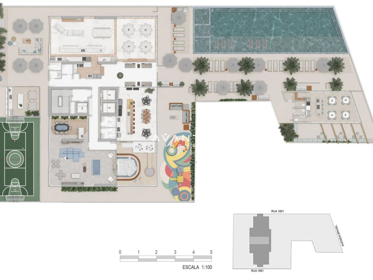 Planta 2 — Sapphire Tower