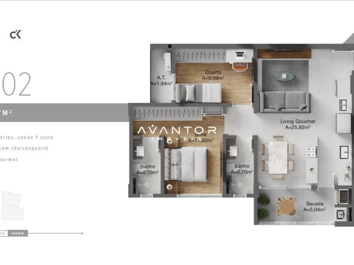Planta 4 — Urbe Residence
