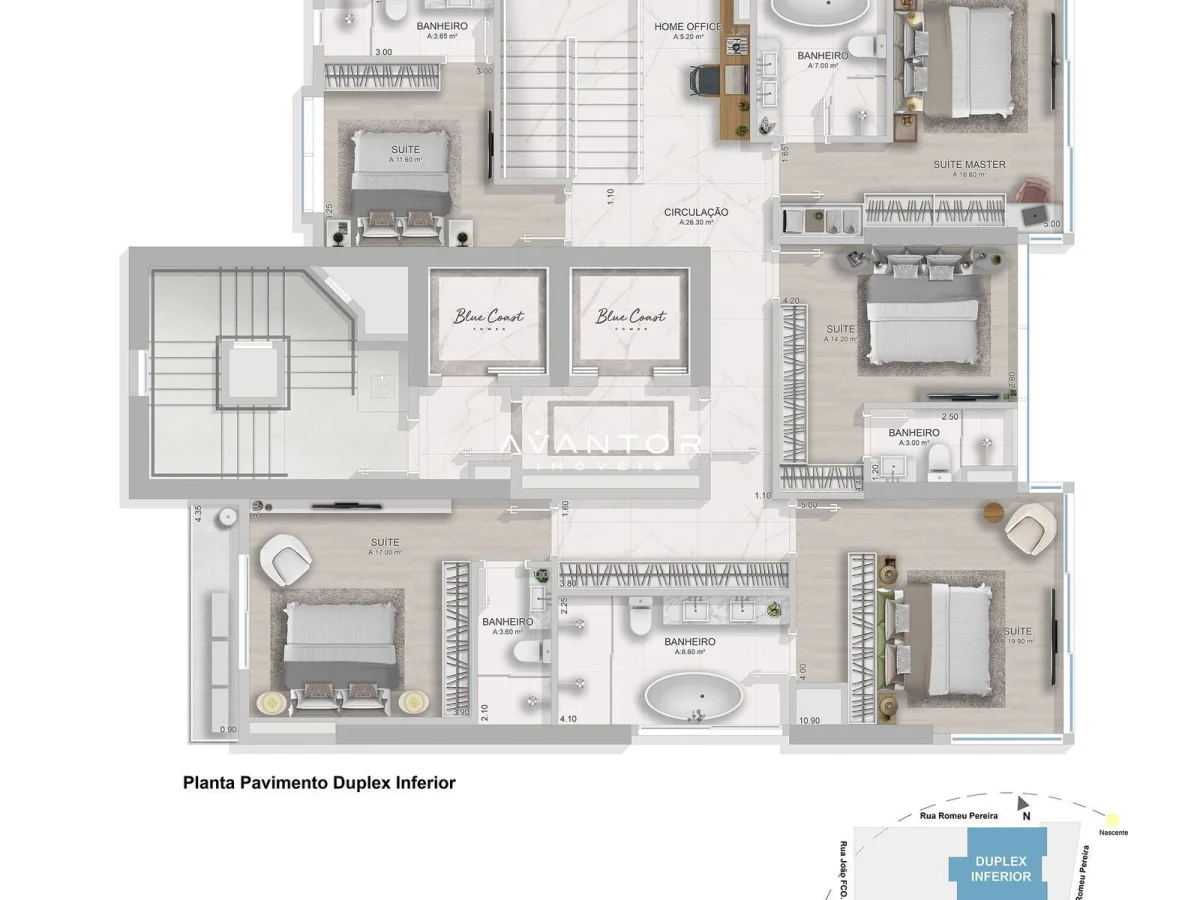 Planta 3 — Blue Coast Tower