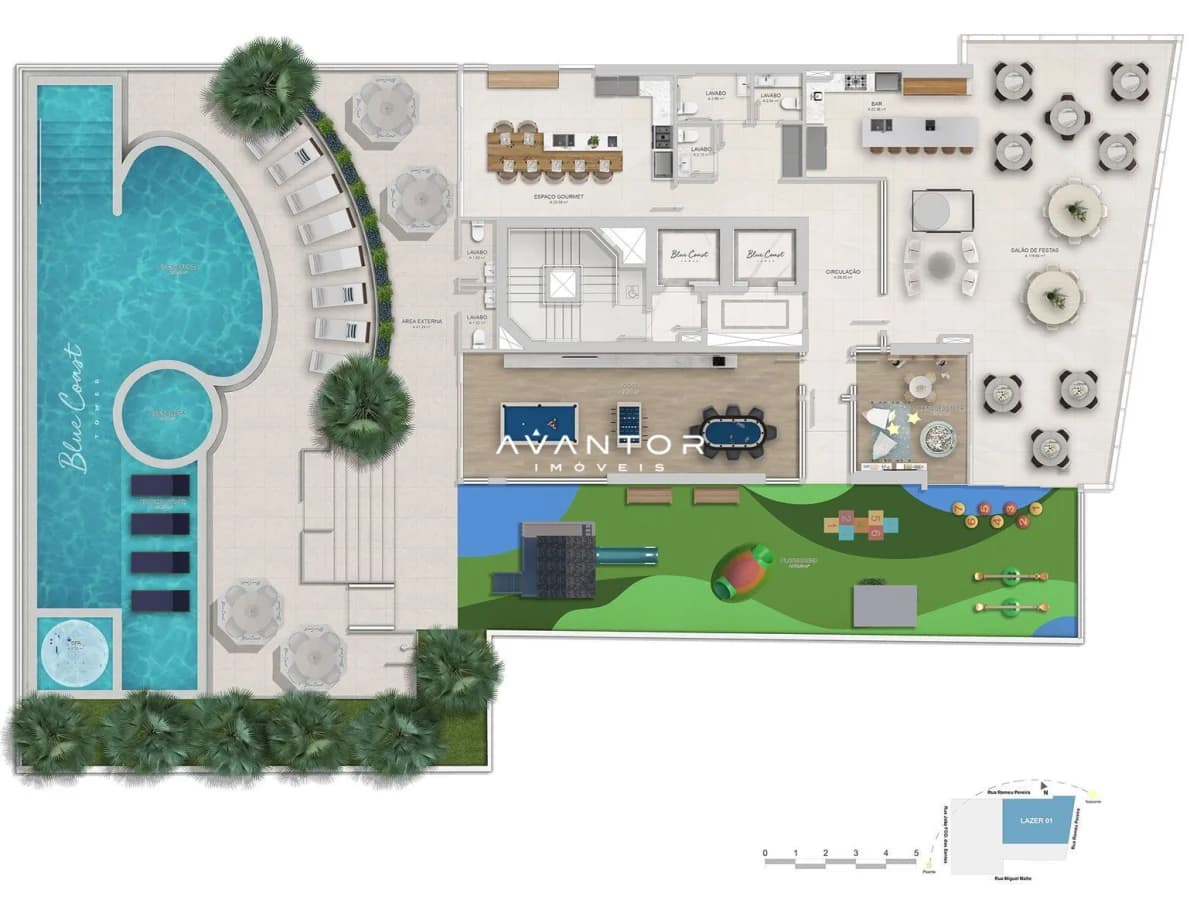 Planta 5 — Blue Coast Tower