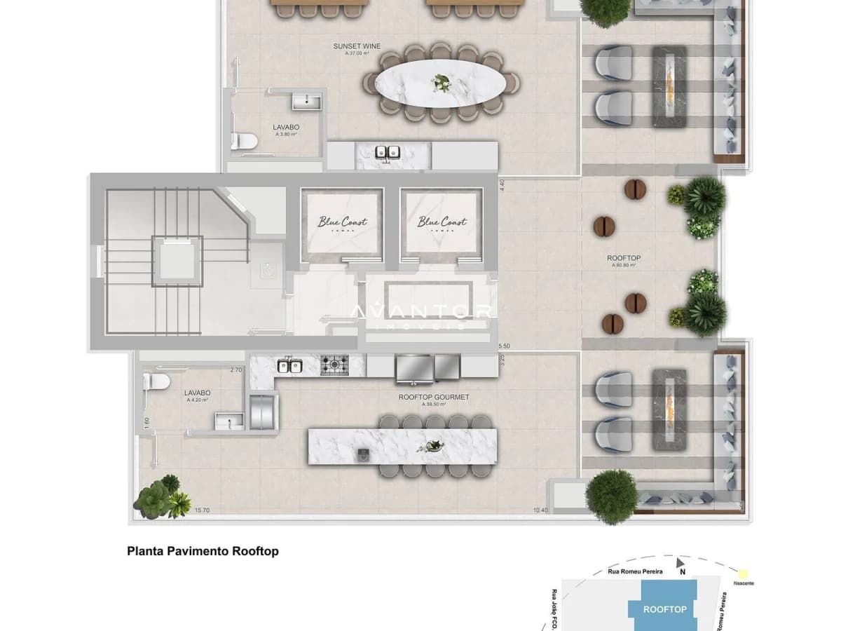 Planta 7 — Blue Coast Tower