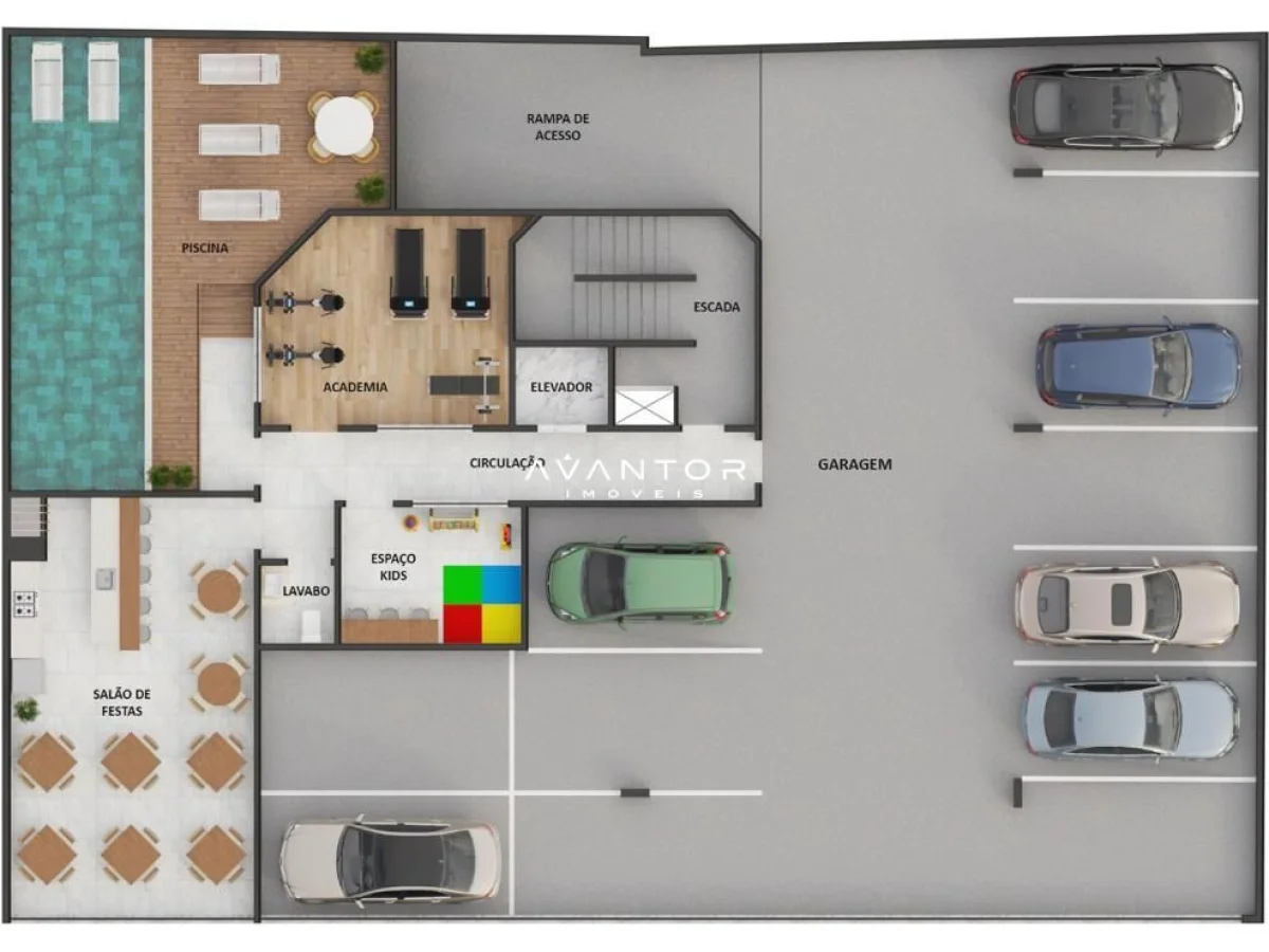 Planta 1 — Residencial Ilha Di Cretta