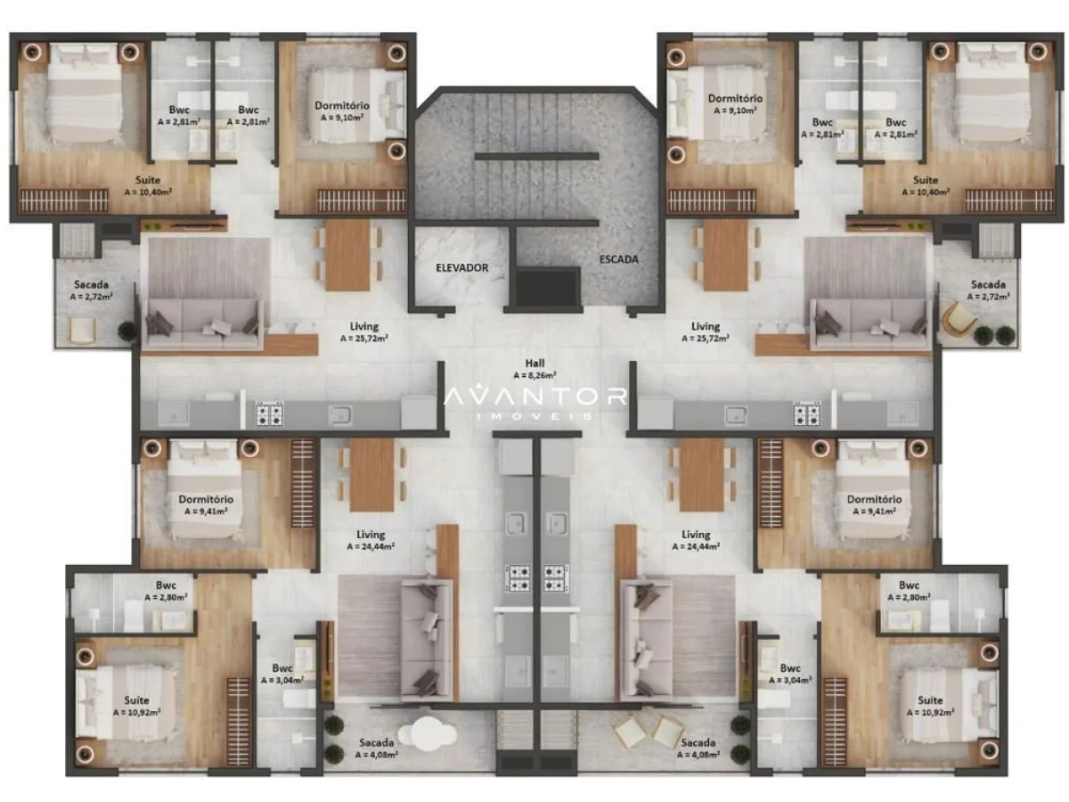 Planta 2 — Residencial Ilha Di Cretta