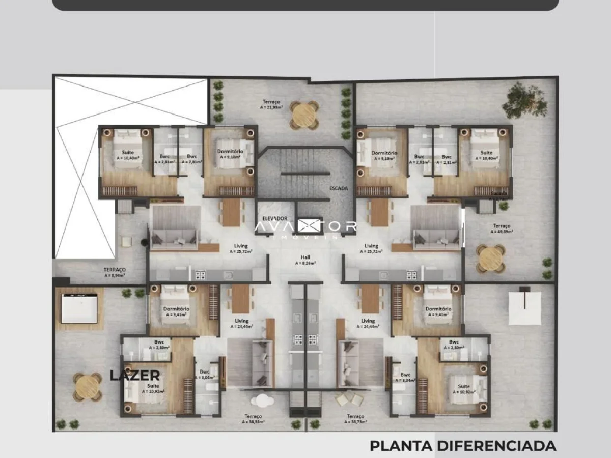 Planta 5 — Residencial Ilha Di Cretta