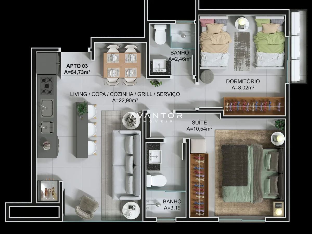 Planta 8 — Ciano Residence