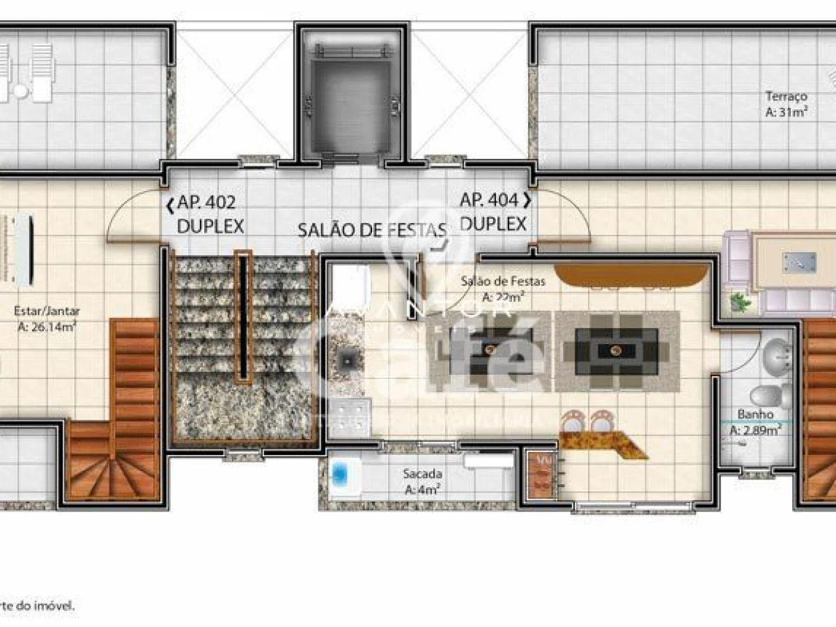 Planta 1 — Residencial  Barcelona