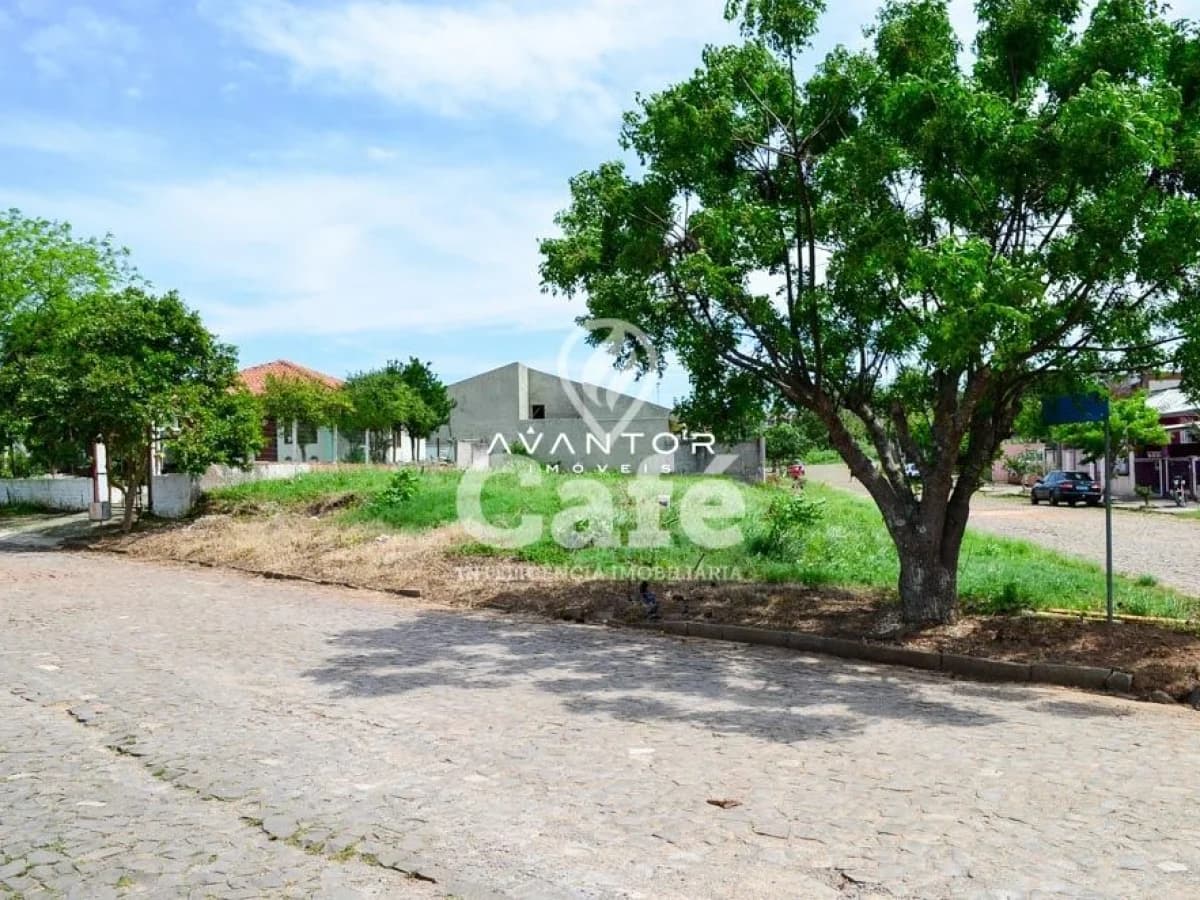 Terreno com árvores e estrutura — Terreno à venda em Camobi, Santa Maria/RS
