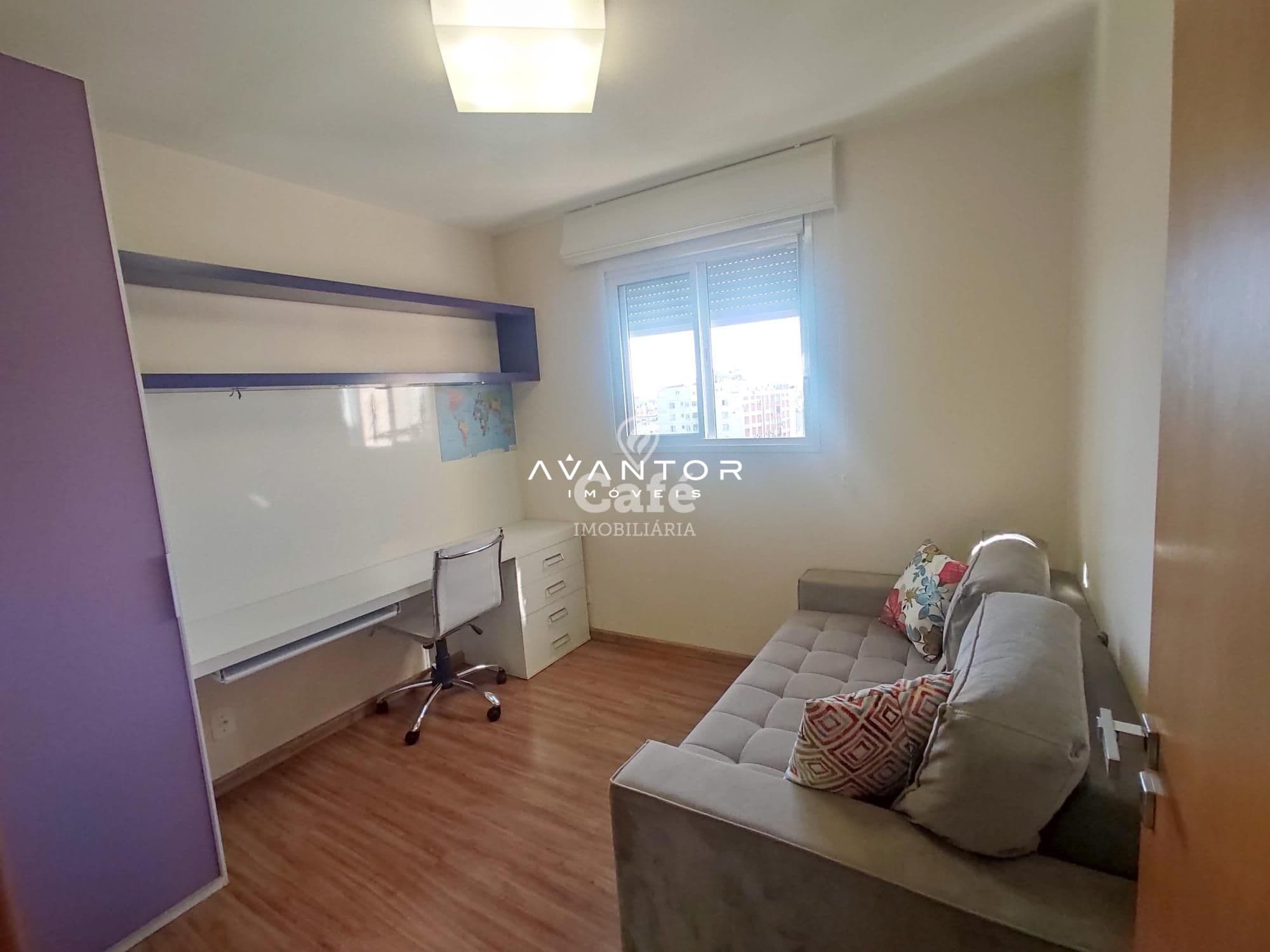Belo apartamento mobiliado com 3 dormitórios, sendo uma suíte, sacada com churrasqueira e — Apartamento com 3 quartos à venda em Centro, Santa Maria/RS