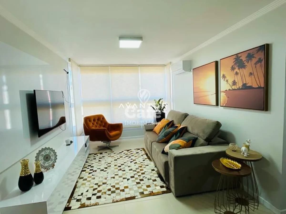 Sala de estar com sofá e poltrona — Residencial Draco, Nossa Senhora das Dores, Santa Maria/RS