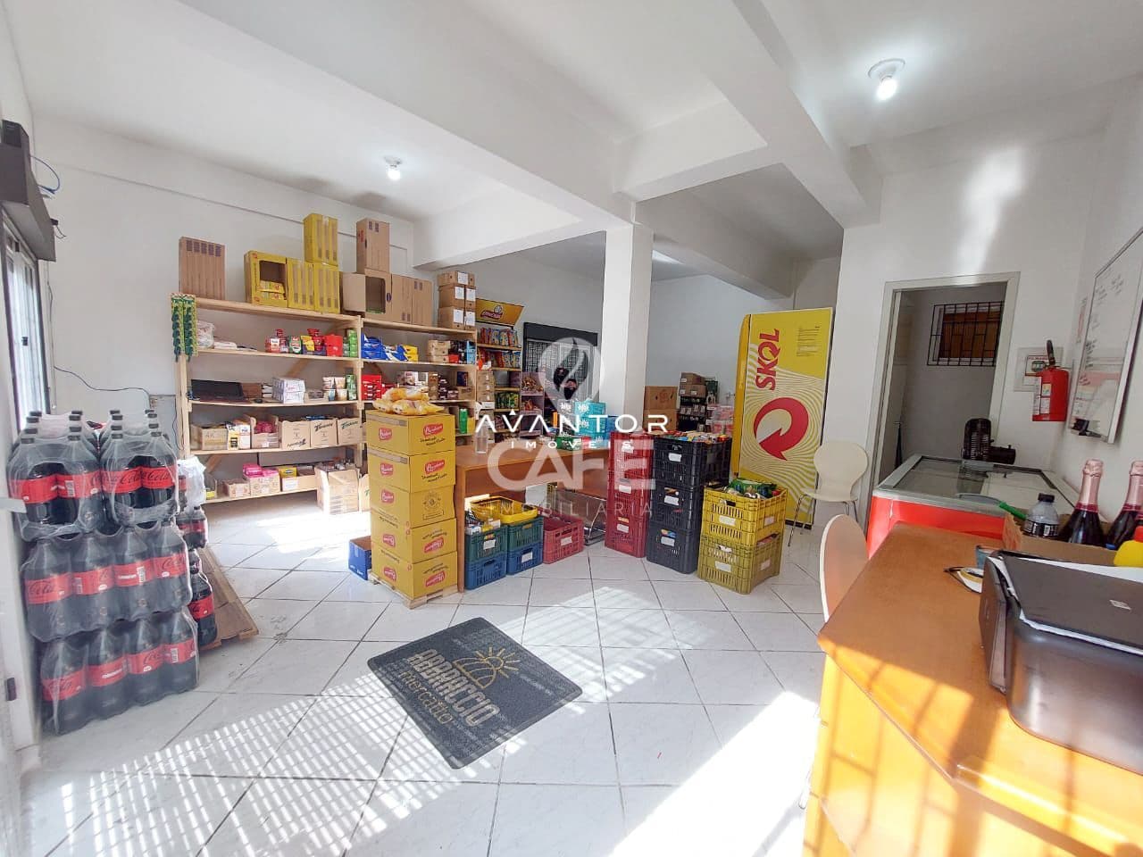 Residencial Estoril: Loja comercial com 46,90 m² útil — Loja com 1 sala à venda em Nossa Senhora de Fátima, Santa Maria/RS