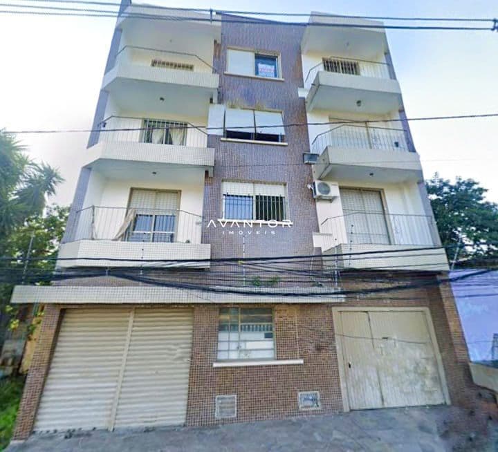 Fachada do prédio com sacadas — Apartamento com 2 quartos à venda em Nossa Senhora do Rosário, Santa Maria/RS