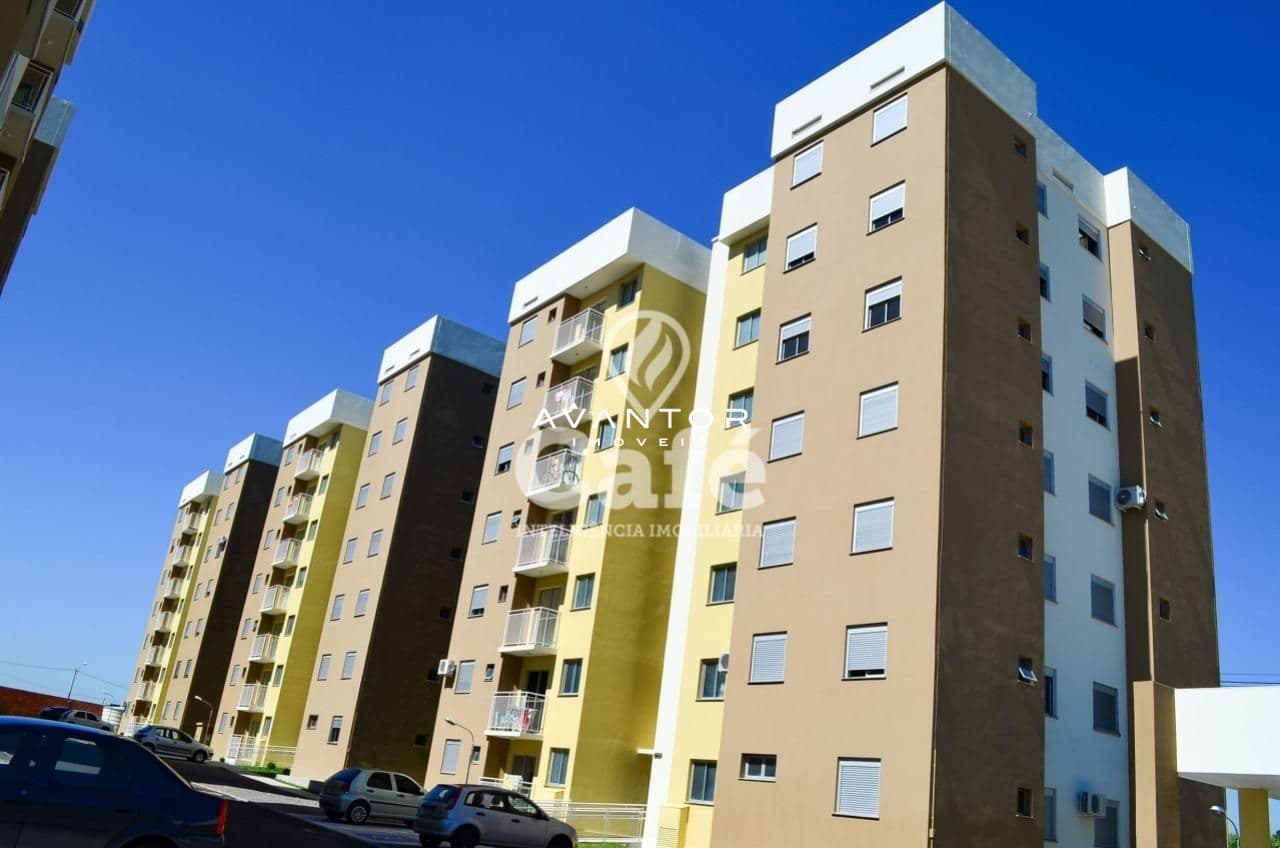 Fachada do prédio com sacadas — Apartamento com 3 quartos à venda em Nossa Senhora Medianeira, Santa Maria/RS