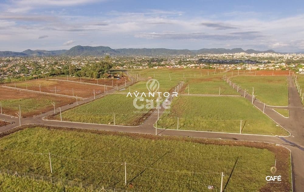 Terreno com plantação e cercas — Terreno à venda no Residencial Alberto Schons, em Pinheiro Machado, Santa Maria/RS