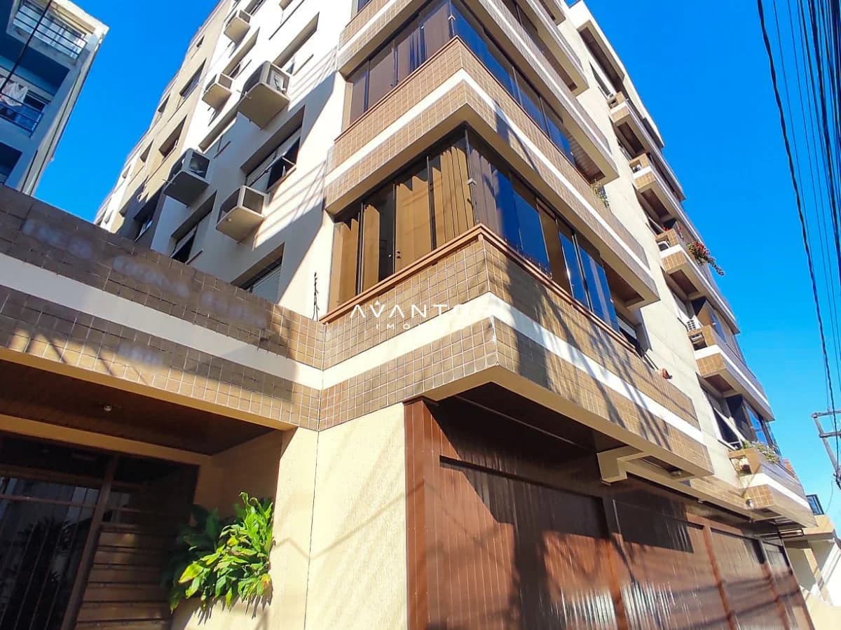 Fachada do prédio com sacada — Cobertura com 3 quartos à venda no Residencial Dona Elisa, em Centro, Santa Maria/RS