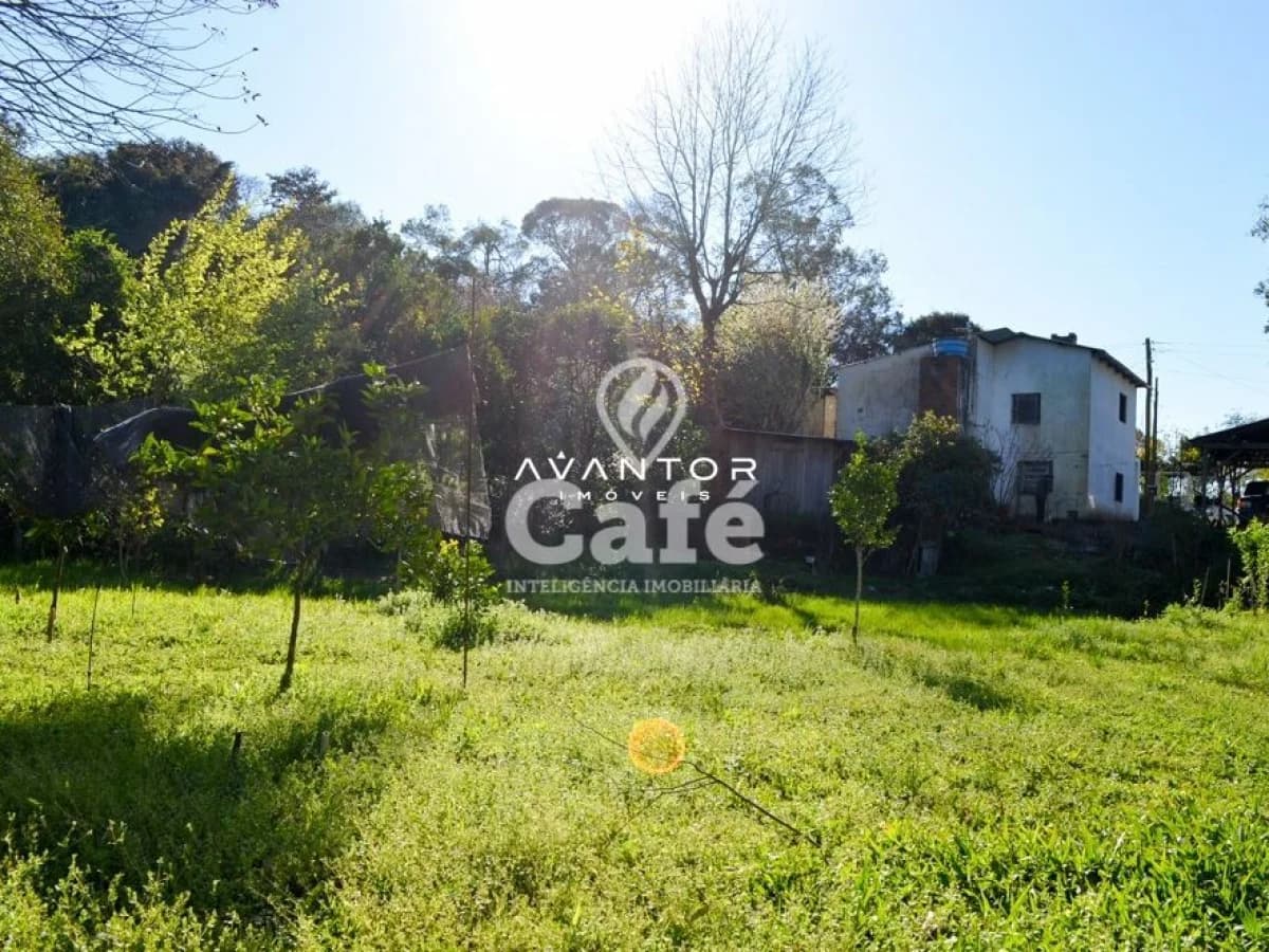 Terreno com casa e árvores — Casa com 2 quartos à venda em Parque Serrano, Itaara/RS