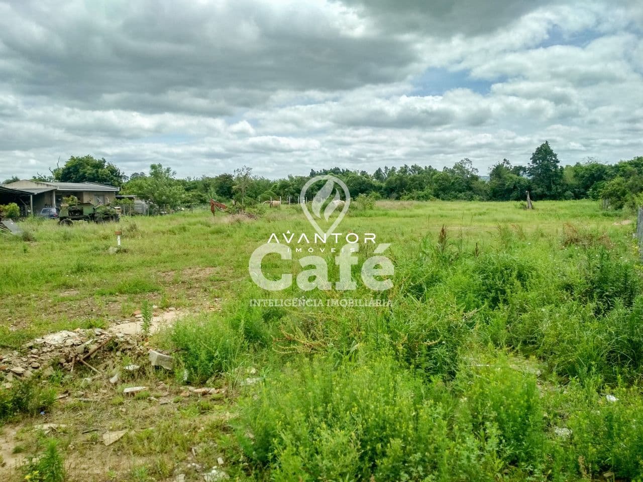Terreno com vegetação e área aberta — Terreno à venda em Juscelino Kubitschek, Santa Maria/RS