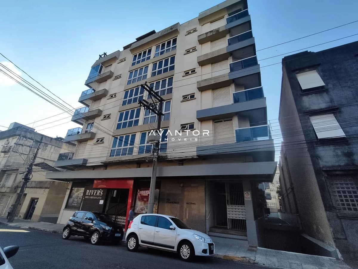 Fachada do edifício residencial — Apartamento com 2 quartos à venda no Francisco de Giacomo, em Centro, Santa Maria/RS