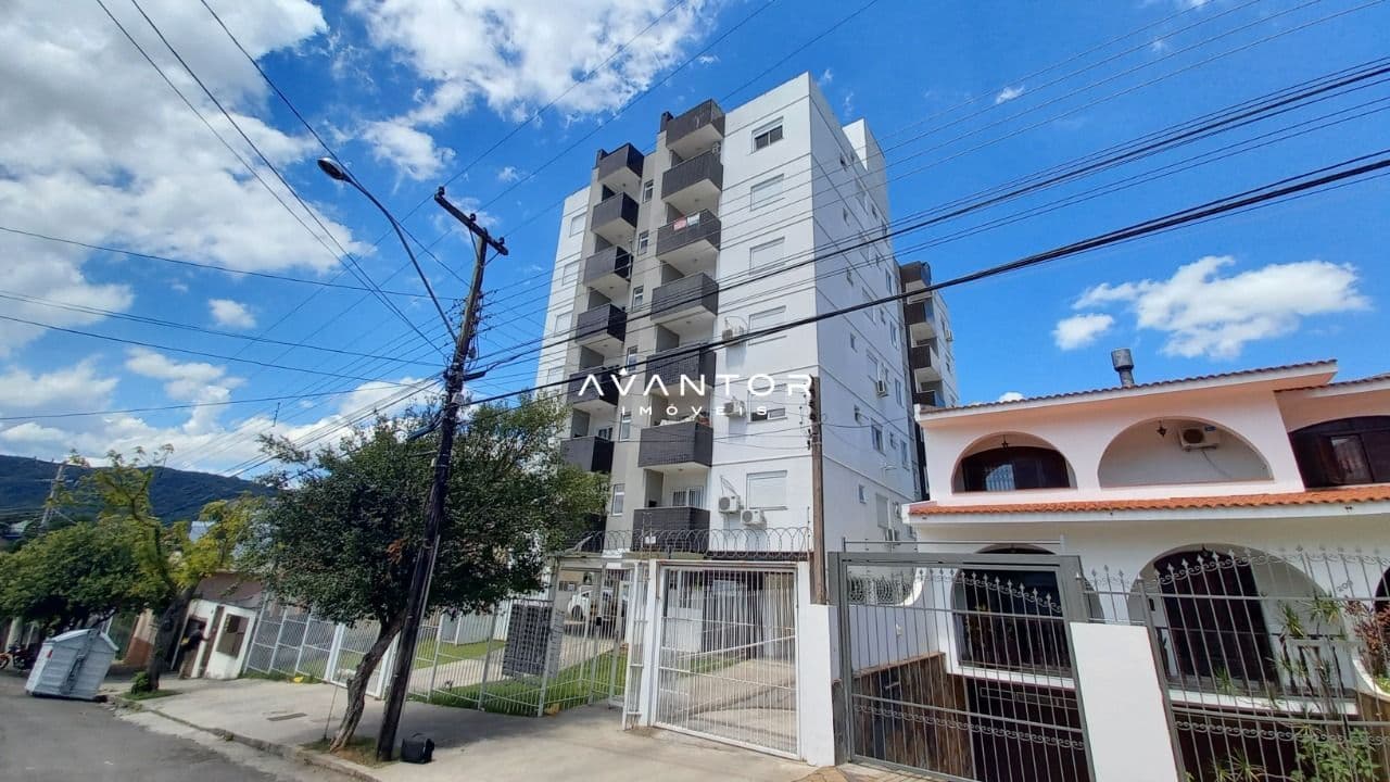 Fachada do prédio — Apartamento com 1 quarto à venda no Residencial São José I, em Nossa Senhora do Rosário, Santa Maria/RS