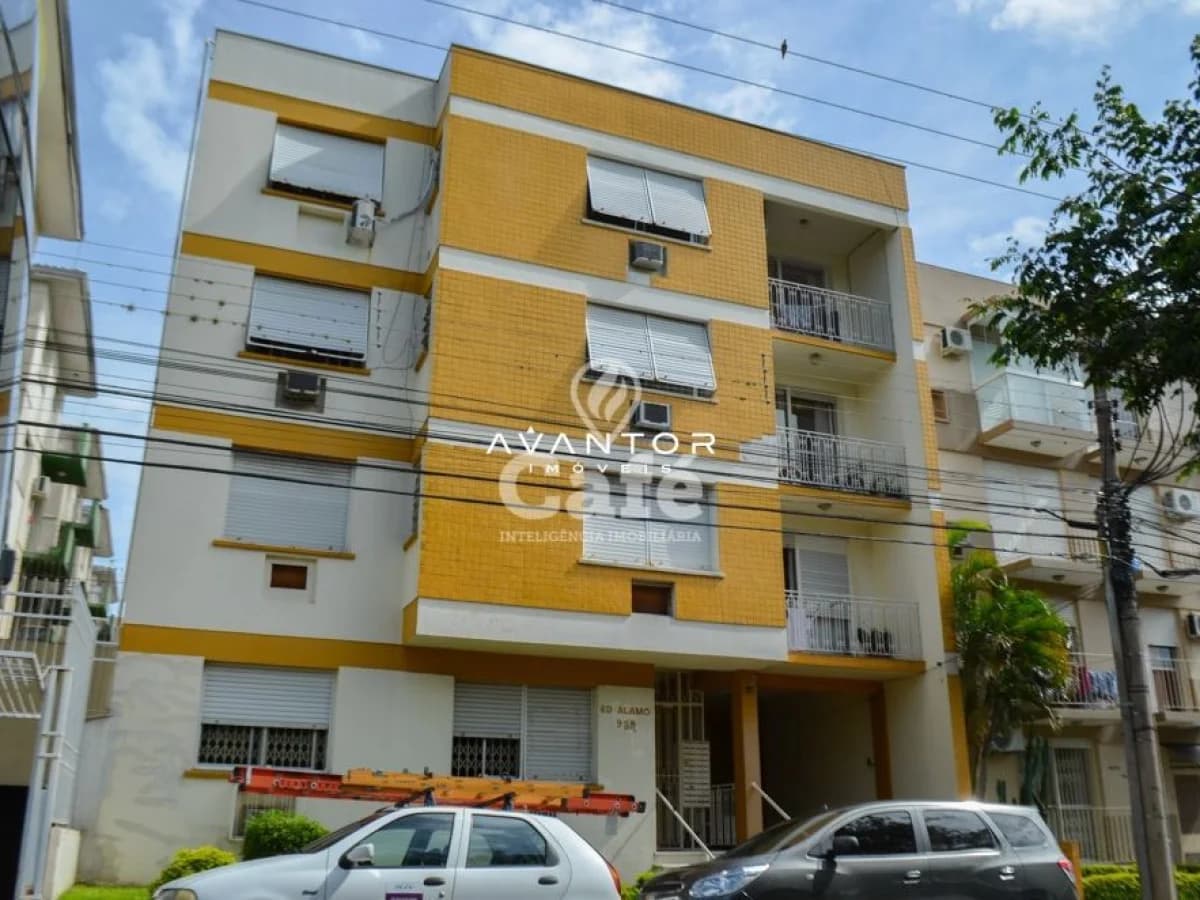Fachada do prédio com entrada — Edifício Alamo, Bonfim, Santa Maria/RS