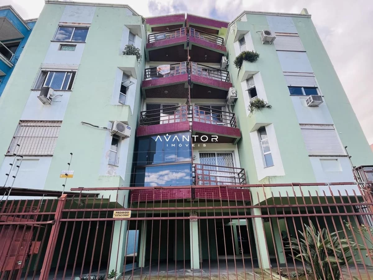 Fachada do prédio com sacadas — Edifício Douglas, Nossa Senhora de Lourdes, Santa Maria/RS