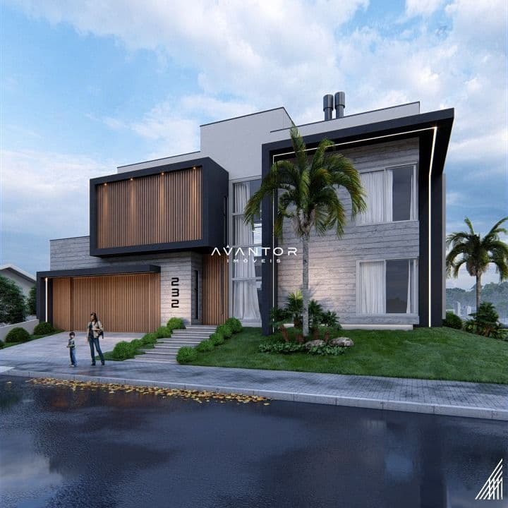 Casa com 3 quartos à venda no Terras de Santorini, em São José, Santa Maria/RS — foto 2 de 2