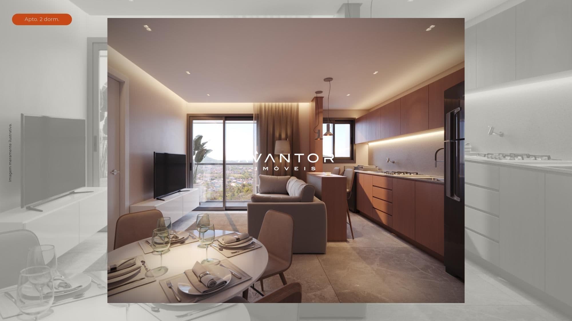 Apartamento com 2 quartos à venda no Atmo Concept Home, em Nossa Senhora Medianeira, Santa Maria/RS — foto 4 de 5