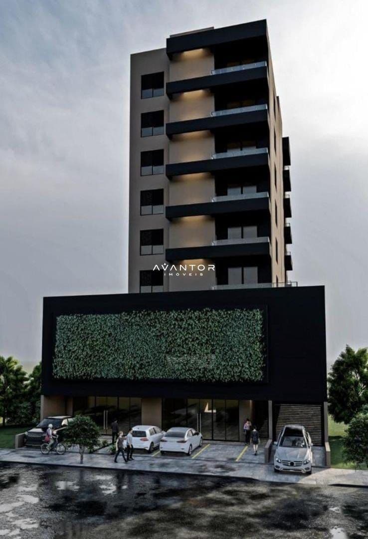 Fachada do prédio com sacadas — Apartamento com 2 quartos à venda em Nossa Senhora de Fátima, Santa Maria/RS