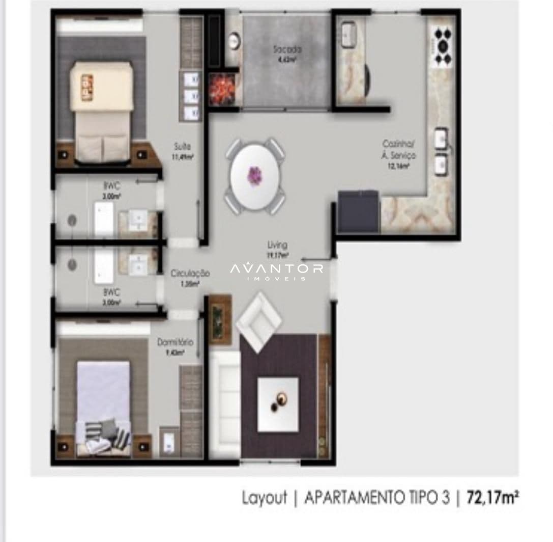 Apartamento com 2 quartos à venda no Residencial Jardim dos Palmares, em Ariribá, Balneário Camboriú/SC — foto 17 de 17