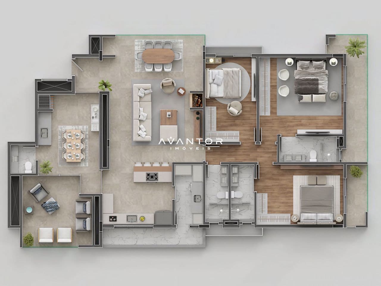 Apartamento com 3 quartos à venda no Residencial Mont'Santo, em Nossa Senhora Medianeira, Santa Maria/RS — foto 36 de 38