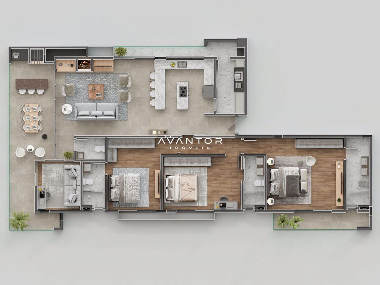 Apartamento com 3 quartos à venda no Residencial Mont'Santo, em Nossa Senhora Medianeira, Santa Maria/RS — foto 16 de 38