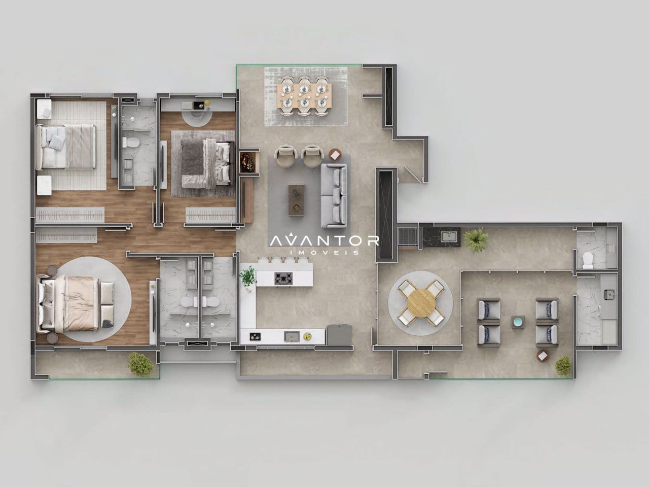 Apartamento com 3 quartos à venda no Residencial Mont'Santo, em Nossa Senhora Medianeira, Santa Maria/RS — foto 34 de 38