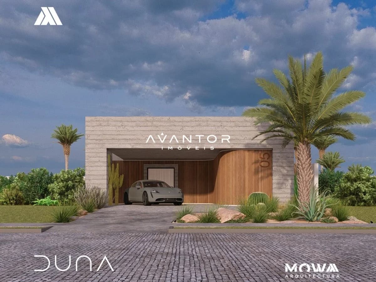 Fachada da casa com garagem — Casa com 3 quartos à venda no Estância dos Montes, em Tomazetti, Santa Maria/RS