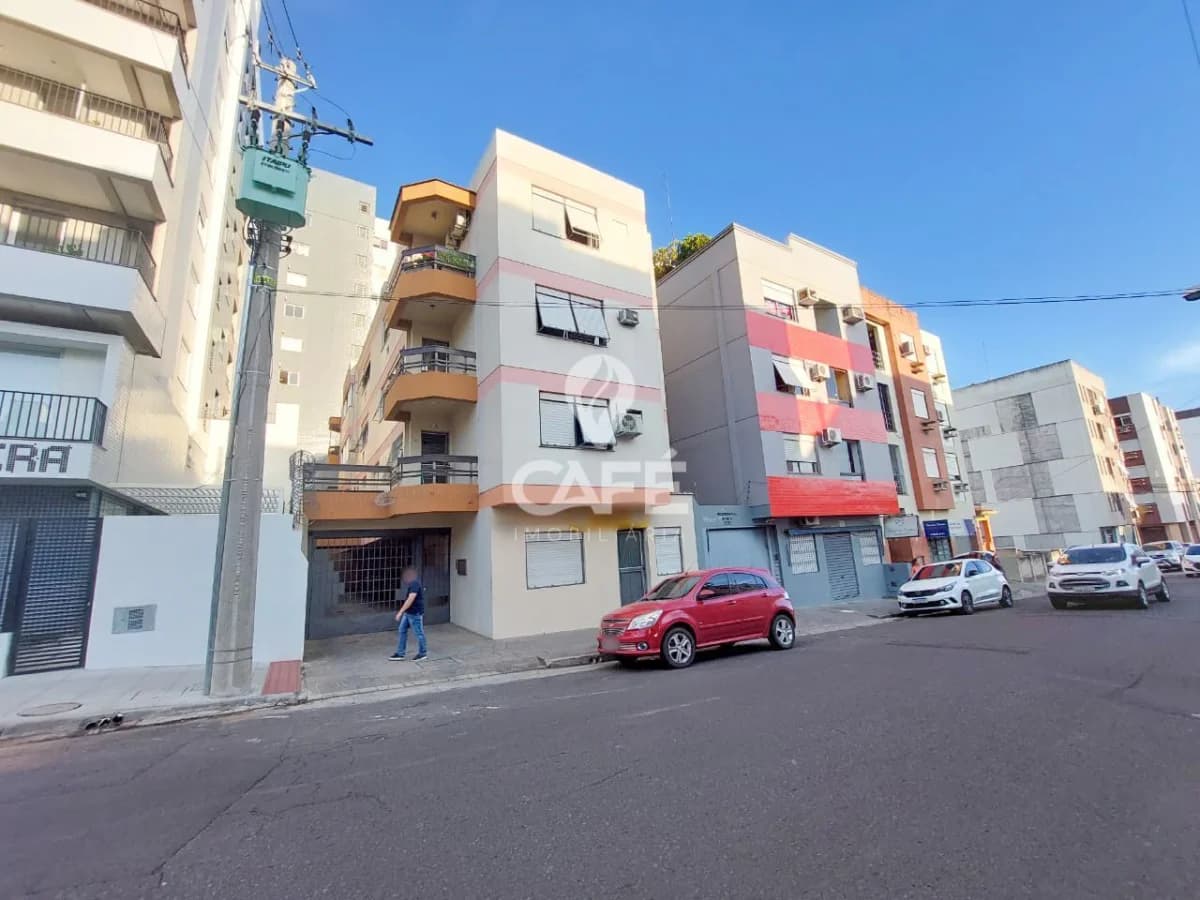 Residencial Estoril: Amplo apartamento 1 dormitório, 1 banheiro — Residencial Estoril, Nossa Senhora de Fátima, Santa Maria/RS