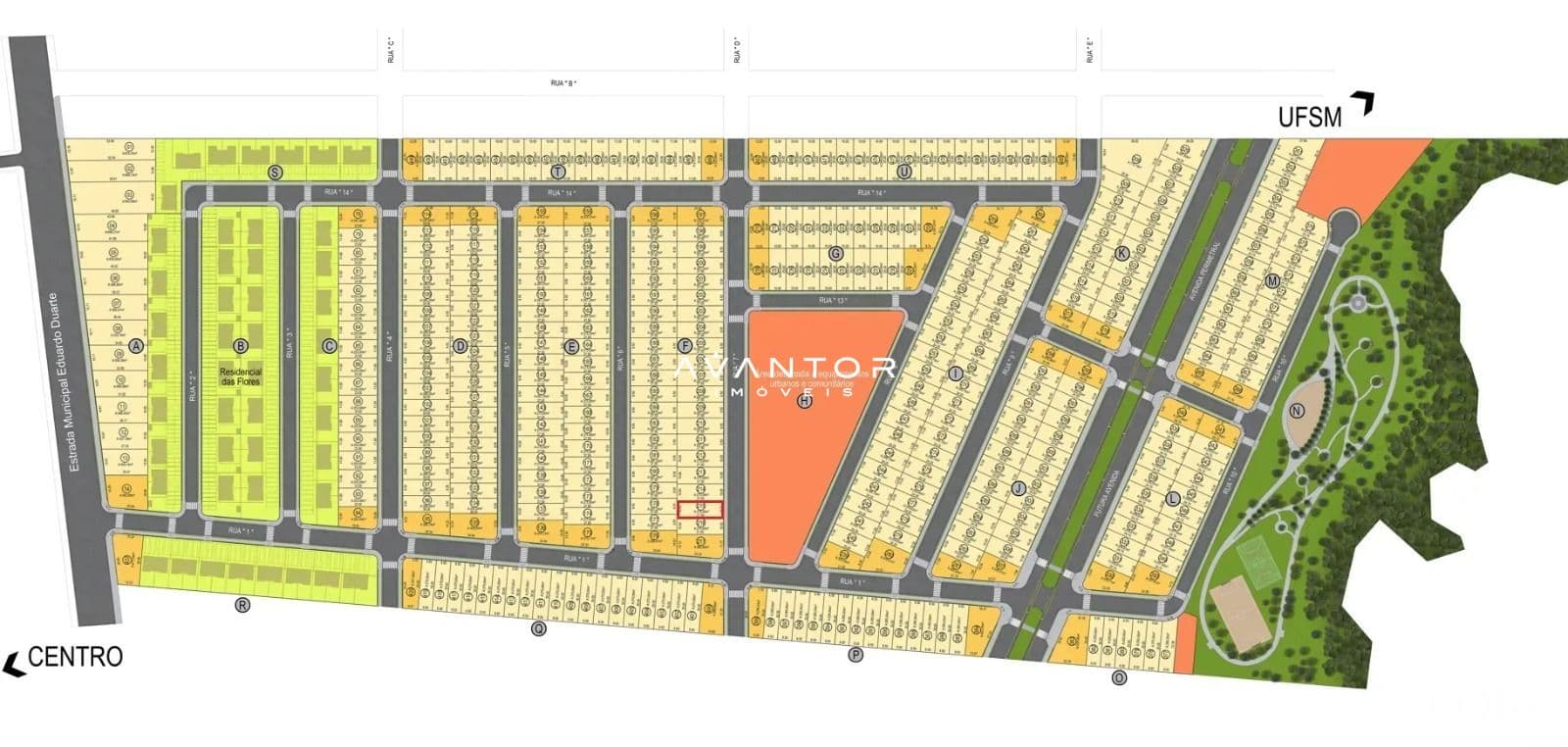 Terreno à venda no Galápagos Residencial, em Diácono João Luiz Pozzobon, Santa Maria/RS